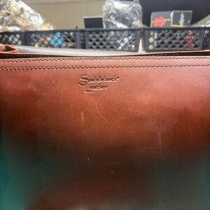 Saddleback leather satchel I n chestnut